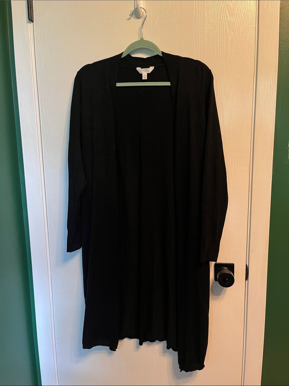 Time and tru long black cardigan!
